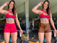 Larissa Tomásia bbb22 - Efeito Raio-x