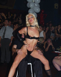 Coco, a vagabunda loira uma prostituta de rua e clube