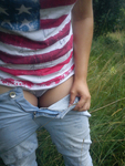 Polish wife masturbating outdoor