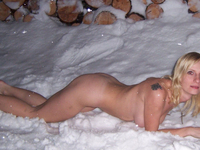 Skippny Polish bi wife ficuekn, and posing outdoor