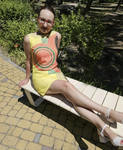 Polish Milf spreading and posing outdoor