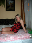 Polish blonde wife slut masturbating