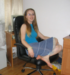 Polish slut wife posing at home