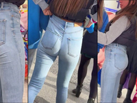 Jeeans Apretado no rabo