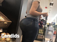 MILF FLAGRADA COM BUNDA ENORME ENQUANTO FAZIA COMPRAS