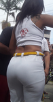 Morena Rabuda na roda de capoeira