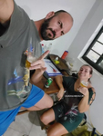 Juliana coroa casada