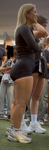 Rabo gostoso dess aloira de shorts preto