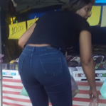 Rabo Gostoso dessa morena se curvando para mim
