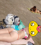 Gostosa na Praia