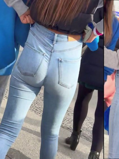 Jeeans Apretado no rabo